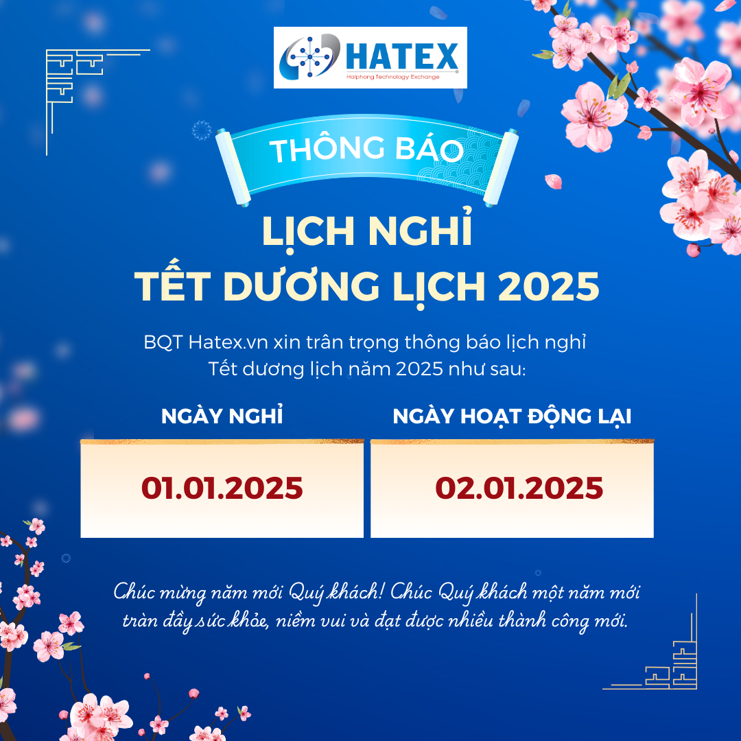 Thông báo lịch nghỉ Tết dương lịch năm 2025
